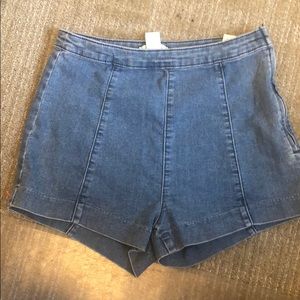 HM highwaisted Denim Shorts -6